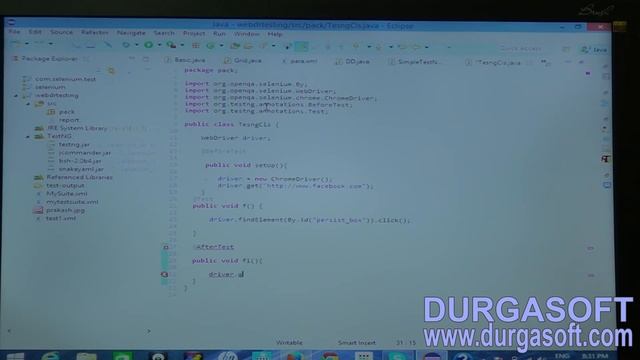 Selenium-TestNG Report Generation in Webdriver смотреть онлайн
