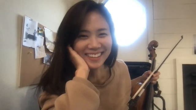 I'm here again! Morning warm-up practice, violin, one finger scale and arpeggios смотреть онлайн