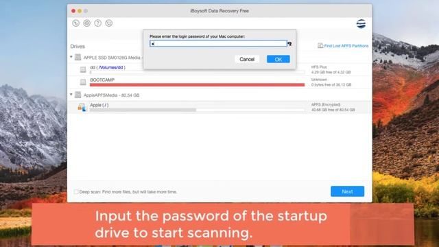How To Recover Deleted/lost Files From Startup Drive In MacOS High Sierra?