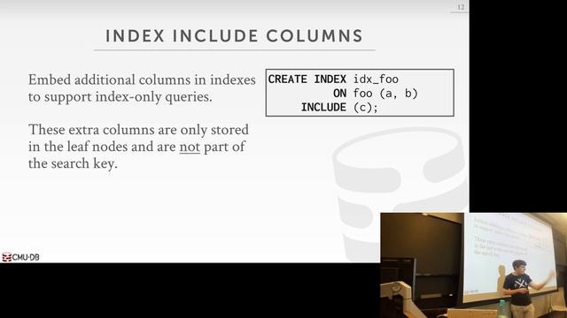 08 - Tree Indexes II (CMU Databases Systems / Fall 2019) смотреть онлайн