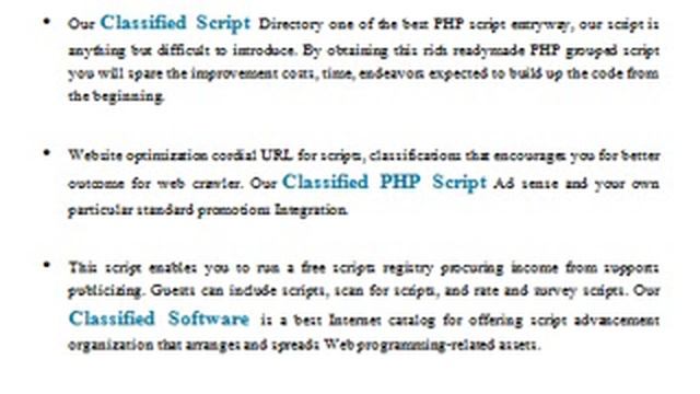 Classified Script - Classified PHP Script - Classified Software смотреть онлайн