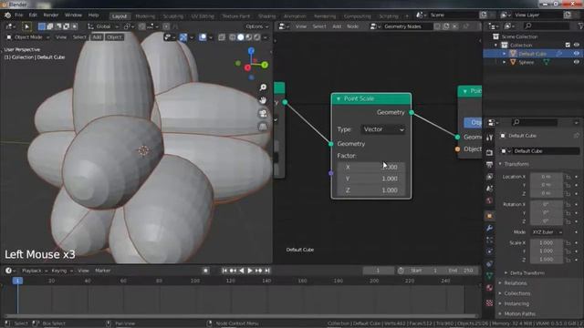 Cara Menggunakan Geometry Node Blender 2.92 смотреть онлайн