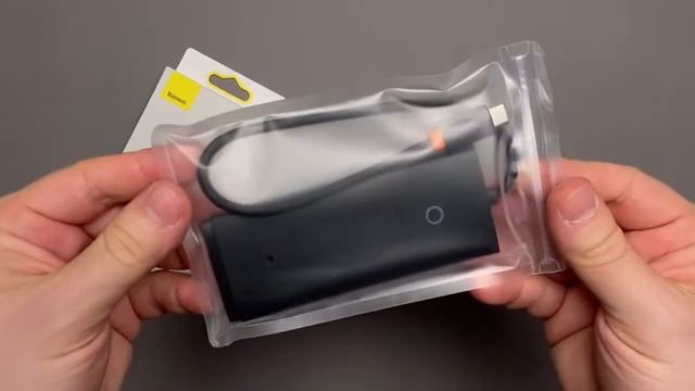 Baseus Lite Series 4 Port USB Type C Hub Adapter смотреть онлайн