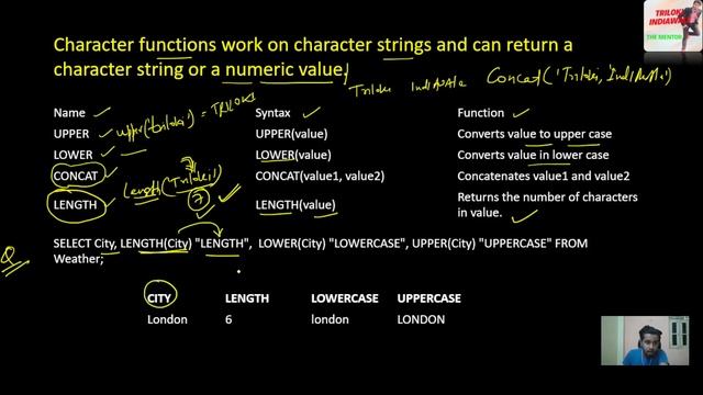 Character Functions in SQL | What is character functions in SQL | Character functions in SQL USES | смотреть онлайн
