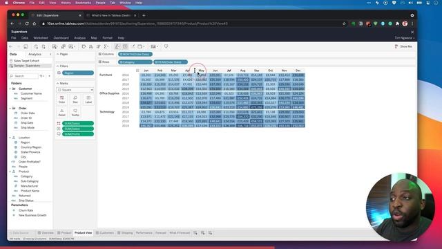 Drag and drop headers: New in Tableau 2021.1 смотреть онлайн