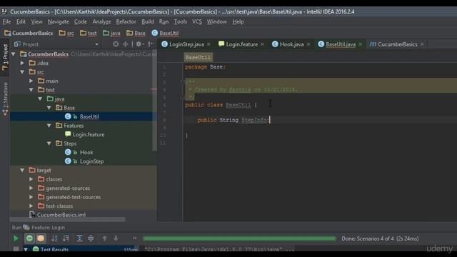 Selenium Cucumber Java BDD Framework 1 2021 - Cucumber Selenium Tutorial-LEC #10 смотреть онлайн