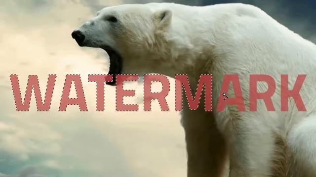 How to remove watermark from an image - Photoshop (2016)