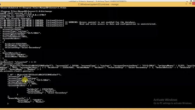 Insert Document in MongoDB смотреть онлайн