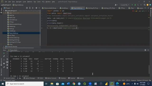 Statistical test -Multicolinearity test in Python смотреть онлайн