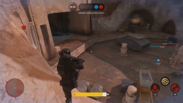 Death Troopers on Tatooine | Star Wars Battlefront смотреть онлайн