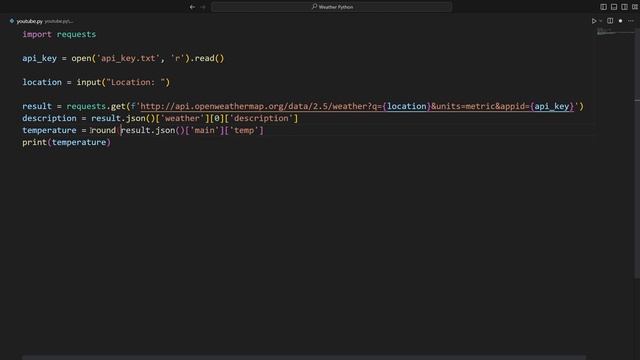 Python Weather App in 8 Minutes смотреть онлайн