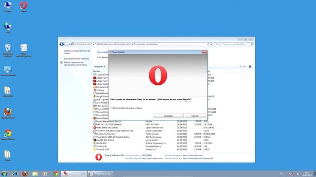 Desinstalar Navegador Opera en un Equipo con Windows 7 смотреть онлайн