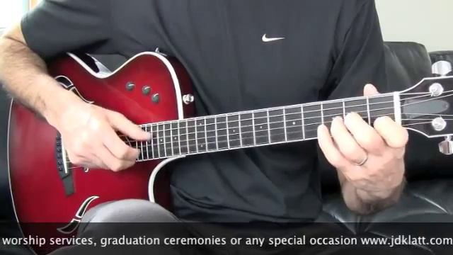 Jesu Joy of Man's Desiring guitar excerpt by JD Klatt смотреть онлайн