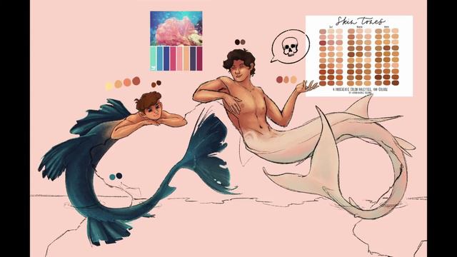 UNUS ANNUS MERMAIDS Speed paint - Part 2 смотреть онлайн