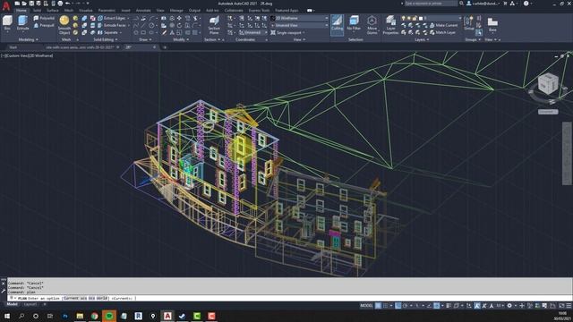 AutoCAD 2021 - Flatshot Command - Solid 3D to 2D смотреть онлайн