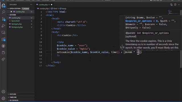 Lập trình Web với PHP - Làm việc với Cookie смотреть онлайн