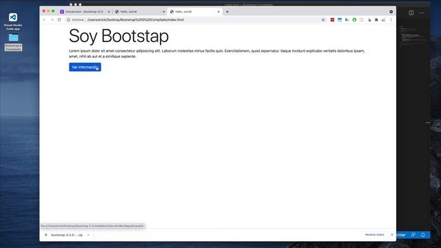 ?Como DESCARGAR e INSTALAR BOOTSTRAP 5? [La forma CORRECTA y BIEN EXPLICADO] смотреть онлайн