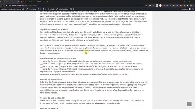 ▶️ Crear Politicas y poner Aviso de COOKIES ? en WORDPRESS ✔️ смотреть онлайн