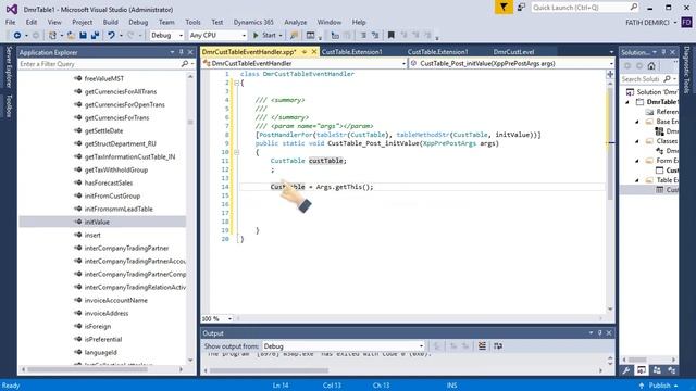 D365FO X++ Development : Add code to override methods with extension смотреть онлайн