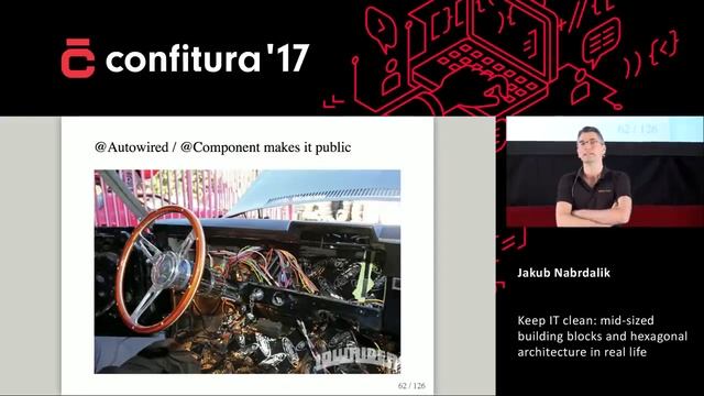 2017 - Jakub Nabrdalik - Keep IT clean: mid-sized building blocks and hexagonal architecture смотреть онлайн
