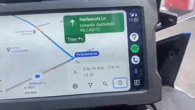 Using Android And Apple Car Play On A  Honda CRF1100 Africa Twin & NT1100