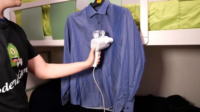 FERRO DA STIRO VERTICALE. Funziona? Recensione Deerma смотреть онлайн