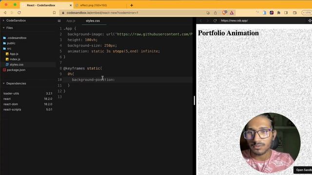 No Signal Animation using CSS | React Portfolio Background Animation смотреть онлайн
