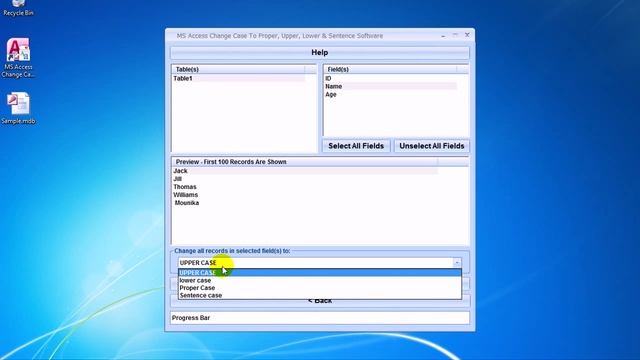 How To Use MS Access Change Case To Proper, Upper, Lower & Sentence Software смотреть онлайн