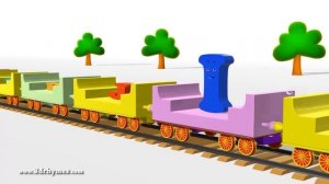 ABCD Alphabet Train song - 3D Animation Alphabet ABC Train Songs for children