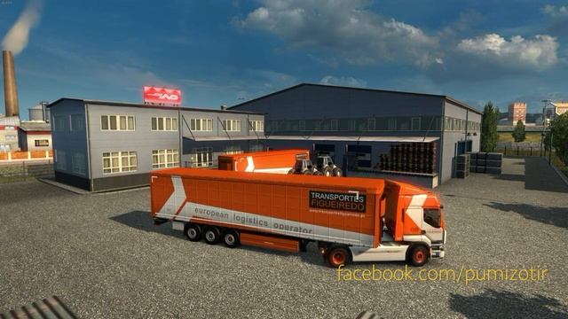 Renault Premium - Transportes Figueiredo (Euro Truck Simulator 2) смотреть онлайн