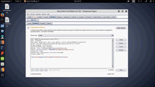 Broken Authentication - Password Attacks (bWAPP - Low Level)