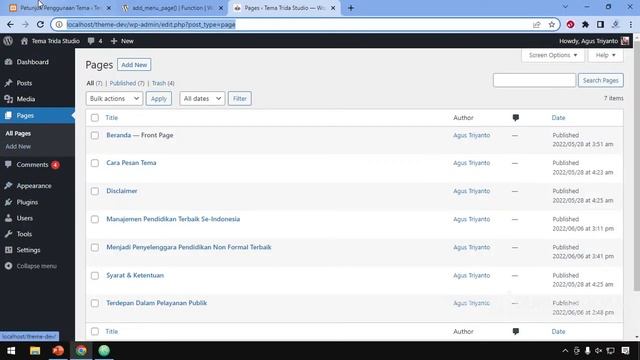 Menambah Menu di Halaman Admin Wordpress смотреть онлайн