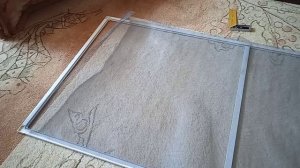 сборка москитной сетки.из LEROY MERLIN.