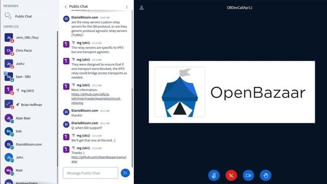 OpenBazaar Developer Call - April 11, 2019 смотреть онлайн