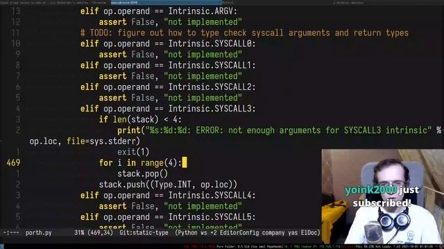 Static Type Checking (Porth Ep.15) смотреть онлайн