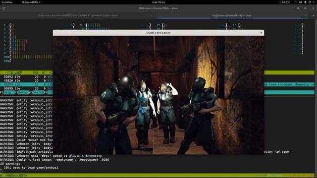 Doom 3: BFG (BGDoom3BFG port) on Fedora 32 Linux PowerPC64 LE смотреть онлайн