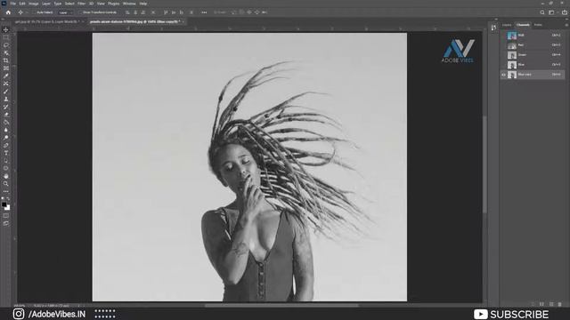 Remove Hair Background in Photoshop 2024 | CUT OUT Hair [ FAST and EASY] | Photoshop Tutorial 2024 смотреть онлайн