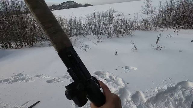 Очень кучно! Тестовый отстрел проверенного патрона. Сокол и рязанский пластик в мороз. смотреть онлайн