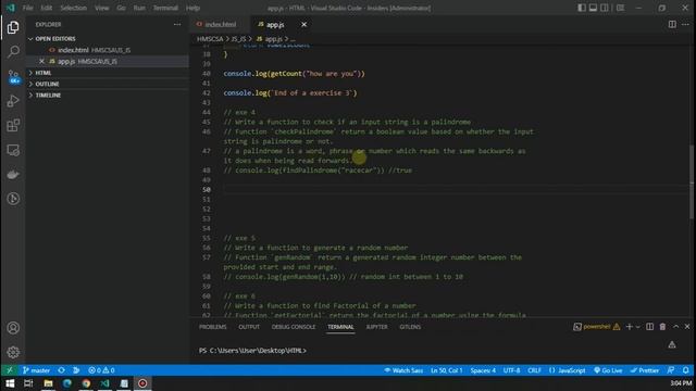 Javascript - Functions explained with exercises смотреть онлайн
