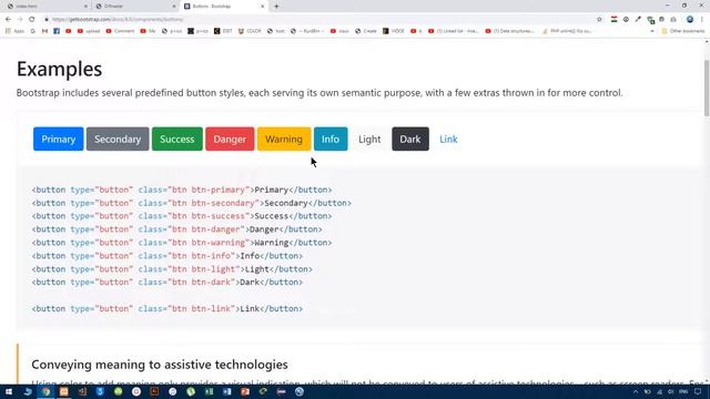Bootstrap 4 Tutorials for Beginners 05 Bootstrap Button Style |KURDISH| смотреть онлайн