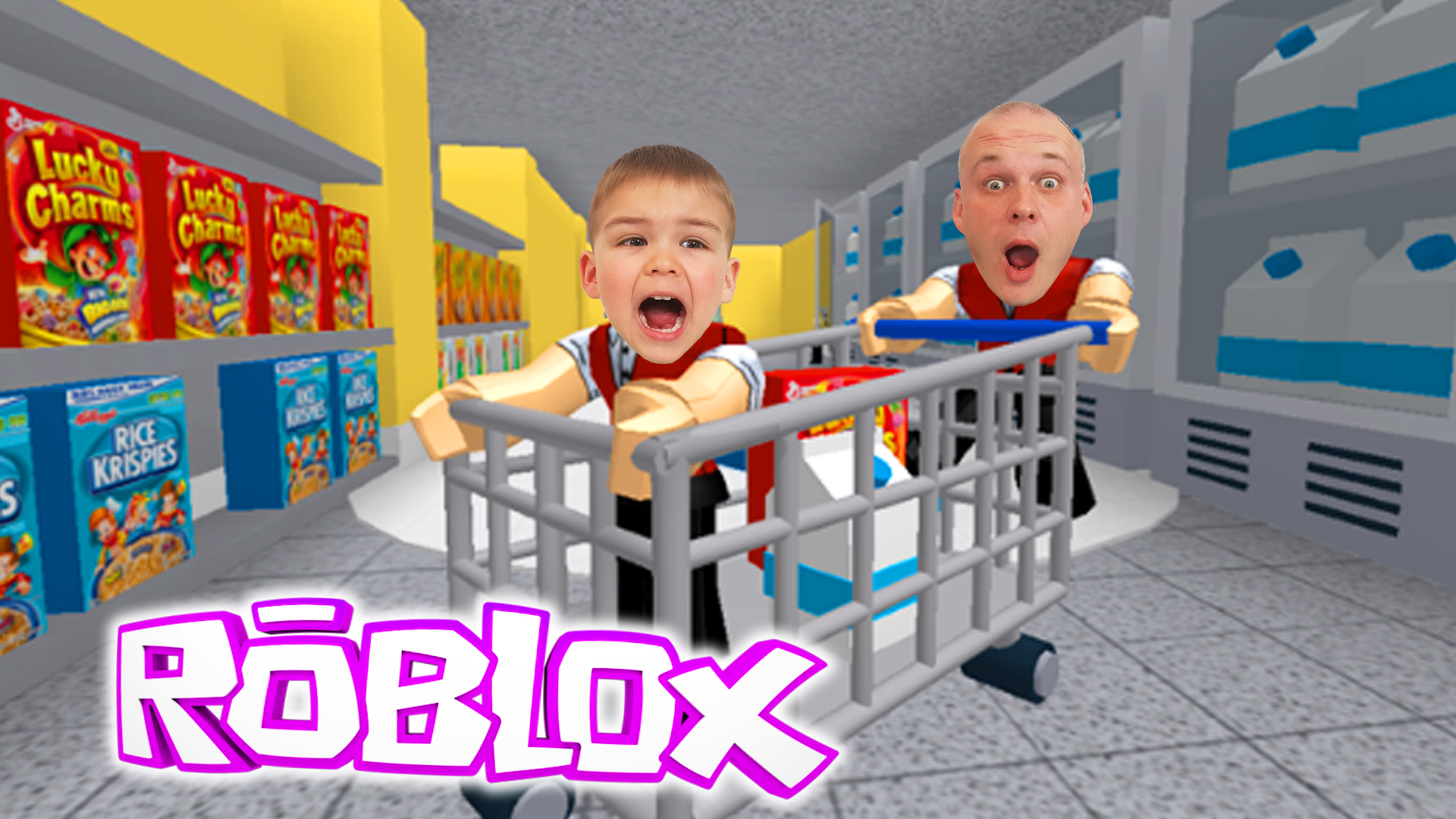 ROBLOX Побег из Супермаркета смотреть онлайн