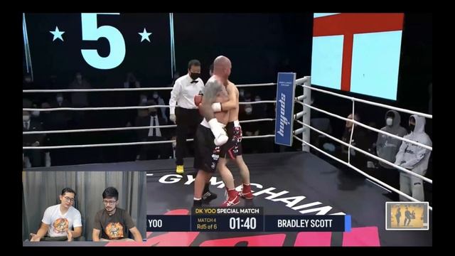 Karate guys react to DK Yoo vs Bradley Scott- All 6 Rounds! | Shoshin смотреть онлайн