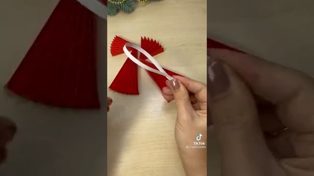 ангелочек из бумаги на елку?? смотреть онлайн