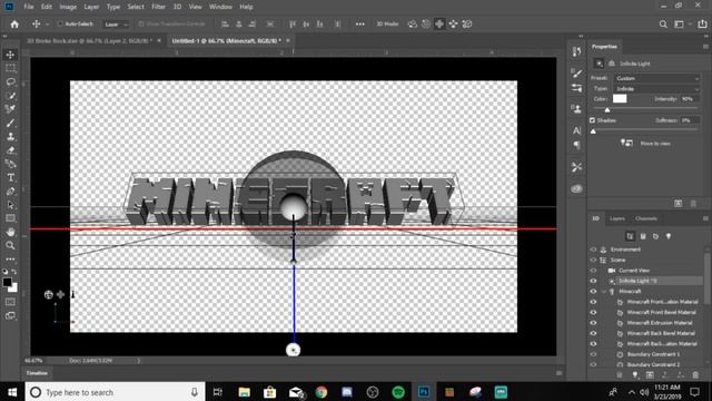 !How to make 3D Minecraft Text in Photoshop!Easy Tutorial! смотреть онлайн