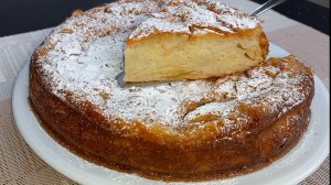 ЯБЛОЧНЫЙ ПИРОГ мало теста много начинки При выпечке тесто превращается в крем!