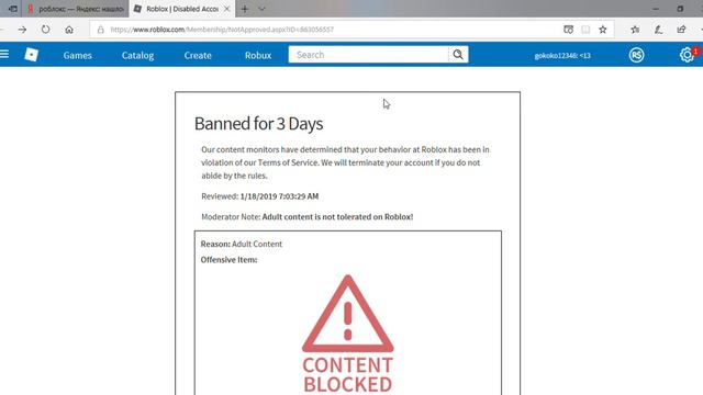 меня забанили в роблокс!!! смотреть онлайн