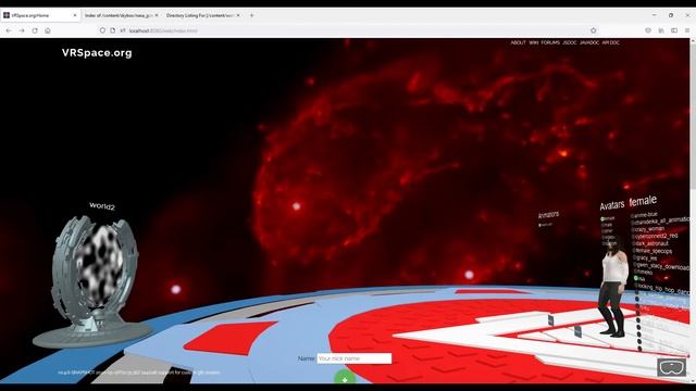 Creating my first world with VRSpace.org server смотреть онлайн
