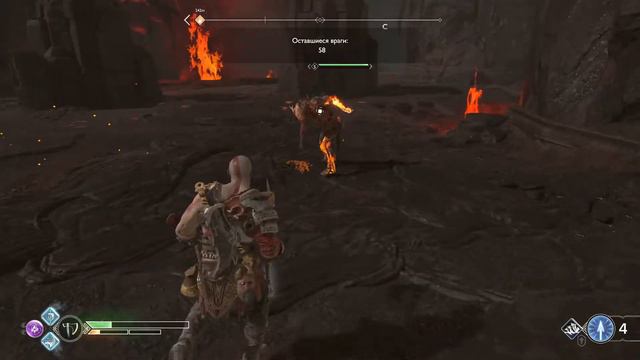 God of War (2022) (PC)(39) Муспельхейм. Испытания на арене 2 - 4 смотреть онлайн