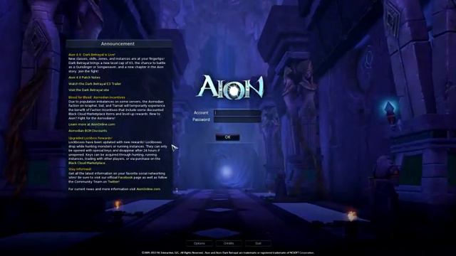 Aion 4.0 Login Screen Music (Full Version)