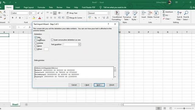 Excel - Import Data TXT CSV смотреть онлайн